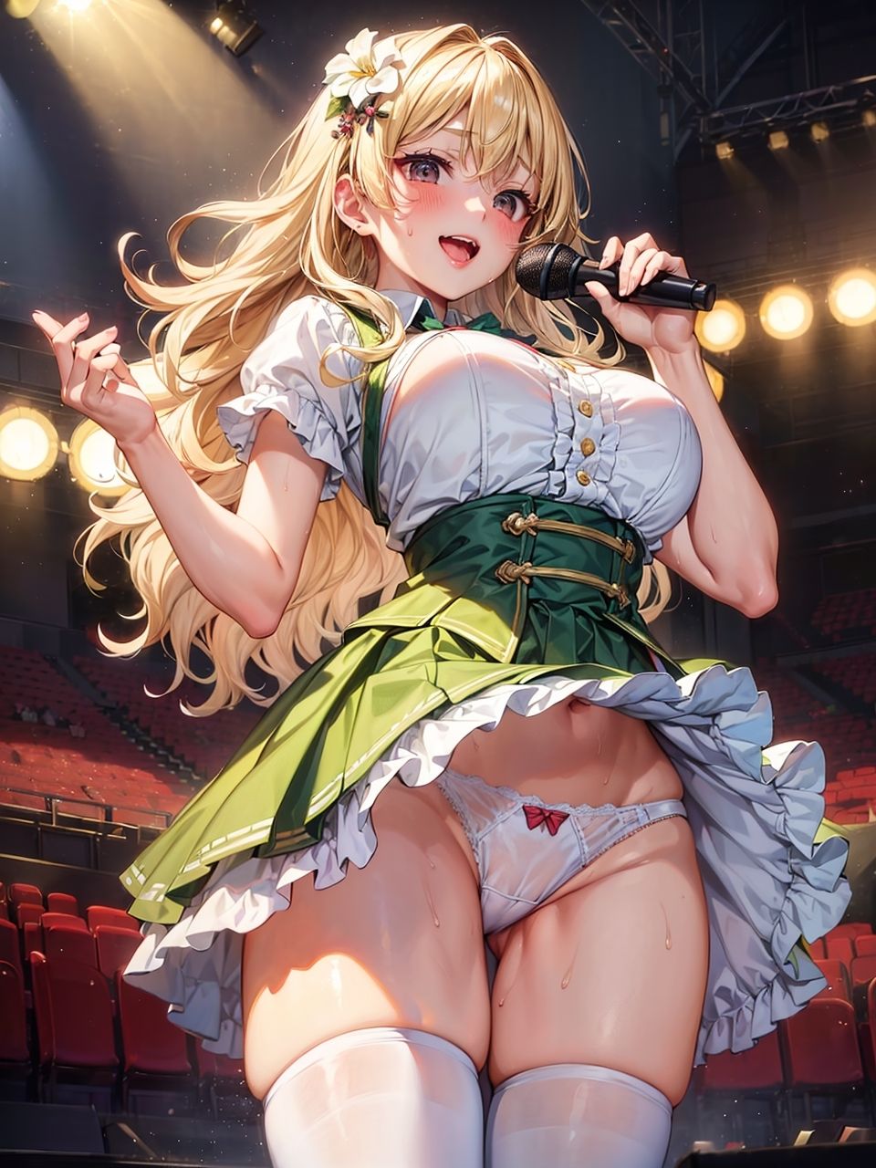 サンプル画像2:イマイチ売れないアイドルグループが、Pにそそのかされて枕営業をするCG集(妄想サチュレーション) [d_349963]