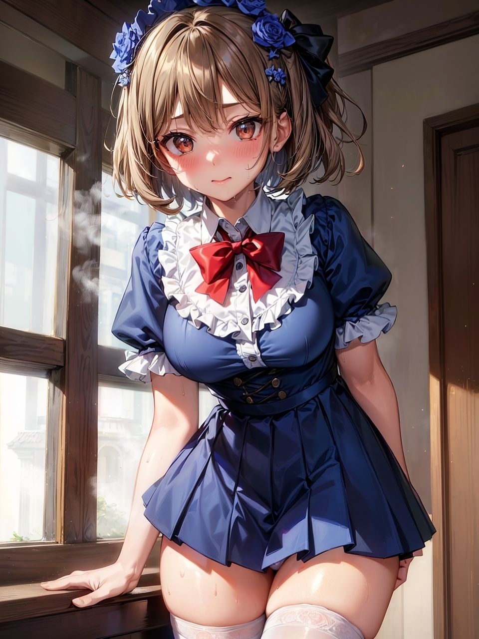 サンプル画像3:イマイチ売れないアイドルグループが、Pにそそのかされて枕営業をするCG集(妄想サチュレーション) [d_349963]