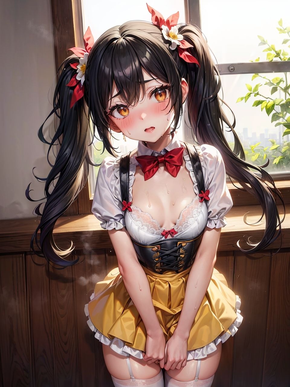 サンプル画像4:イマイチ売れないアイドルグループが、Pにそそのかされて枕営業をするCG集(妄想サチュレーション) [d_349963]