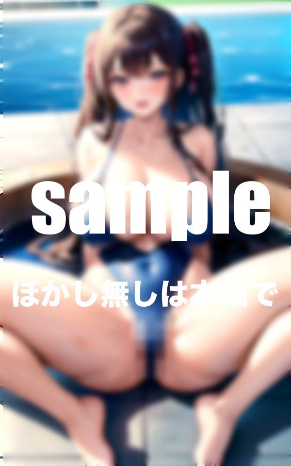 サンプル画像1:爆乳スク水にぶっかけ放題(アニメサークル) [d_350000]