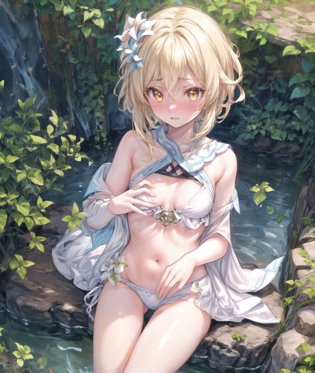 サンプル画像3:美少女たちのひととき・蛍（ホタ〇）（原神）(Aark) [d_350003]