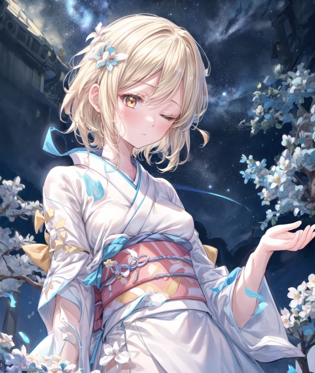 サンプル画像5:美少女たちのひととき・蛍（ホタ〇）（原神）(Aark) [d_350003]