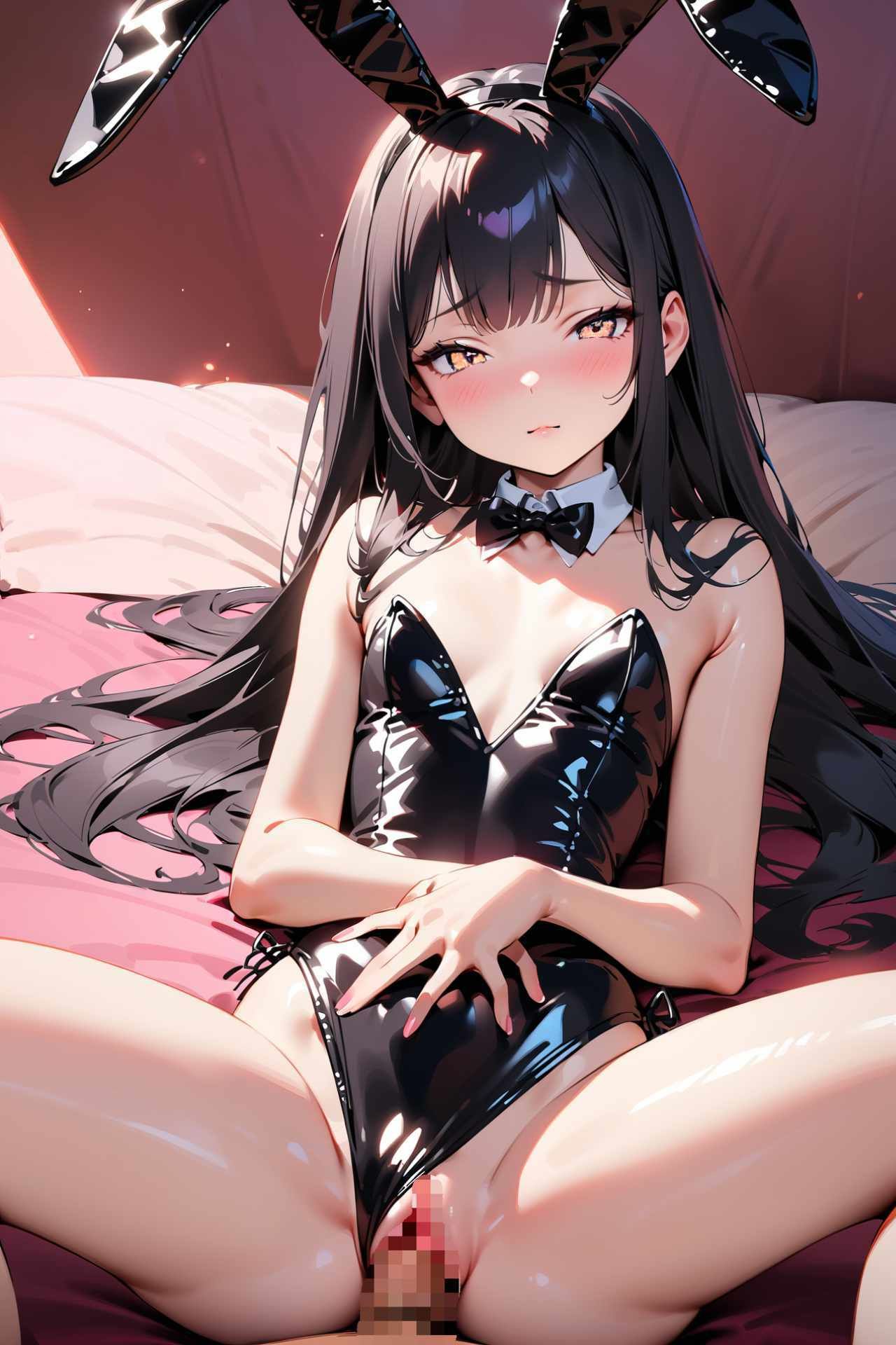 サンプル画像6:妹の貧乳バニーコスで勃起したら一線越えてしまった件(貧乳いちごみるく) [d_350024]