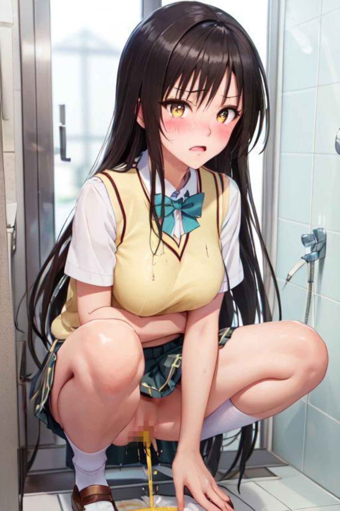 サンプル画像4:T◯LOVEる 古◯川 唯みたいな女の子(縦軸と無花果) [d_350031]