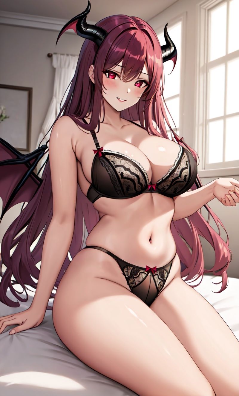 サンプル画像1:【超高画質グラビア写真集】サキュバスの下着。ぬきの50枚〜3巻〜(ドえろファンタジー【AIイラスト】) [d_350042]