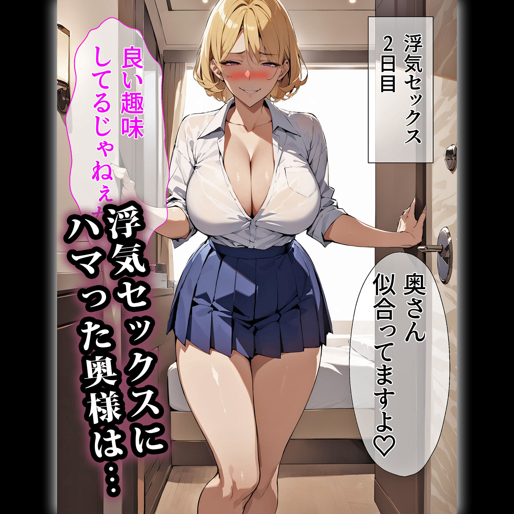 サンプル画像5:浮気セックスにハマった欲求不満の元ヤン奥様がメス堕ちするまで(エロエロ天国) [d_350076]