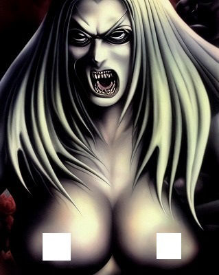 サンプル画像1:妖怪やまんば（山姥）のおっぱいです。(MUTANTITS) [d_350116]