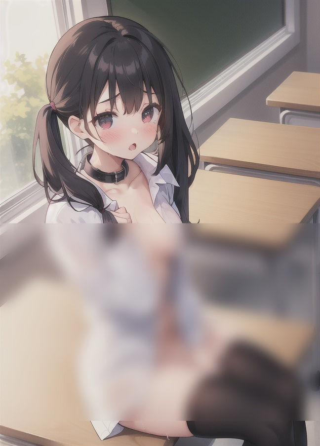 サンプル画像1:ペット娘「わたしを飼育して」(AI見習い) [d_350134]