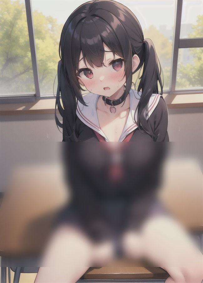 サンプル画像2:ペット娘「わたしを飼育して」(AI見習い) [d_350134]