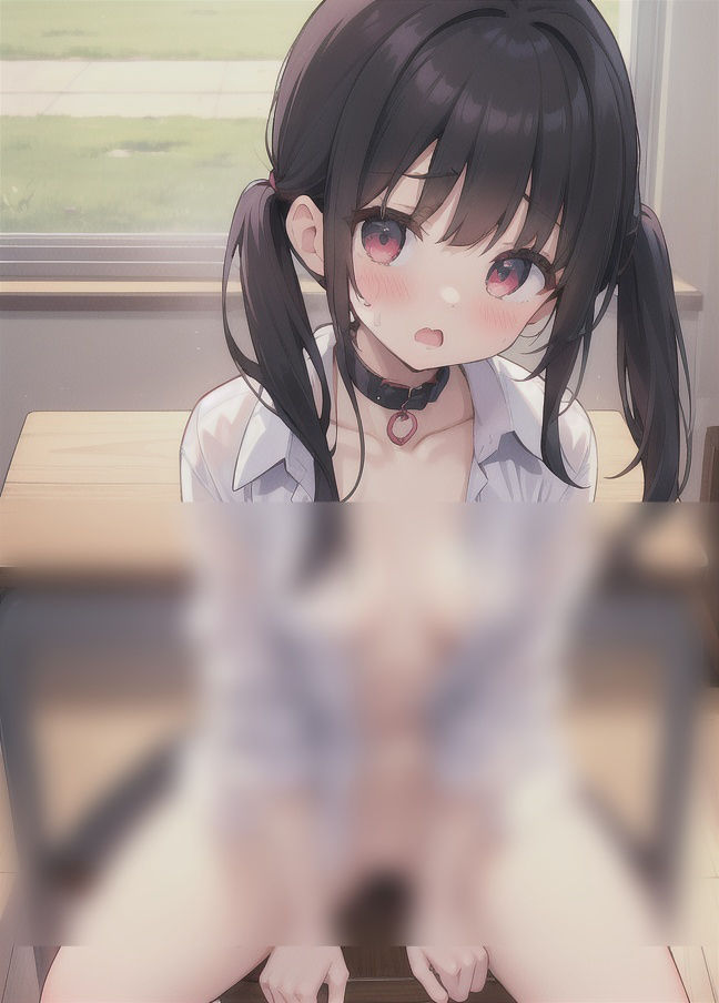 サンプル画像5:ペット娘「わたしを飼育して」(AI見習い) [d_350134]