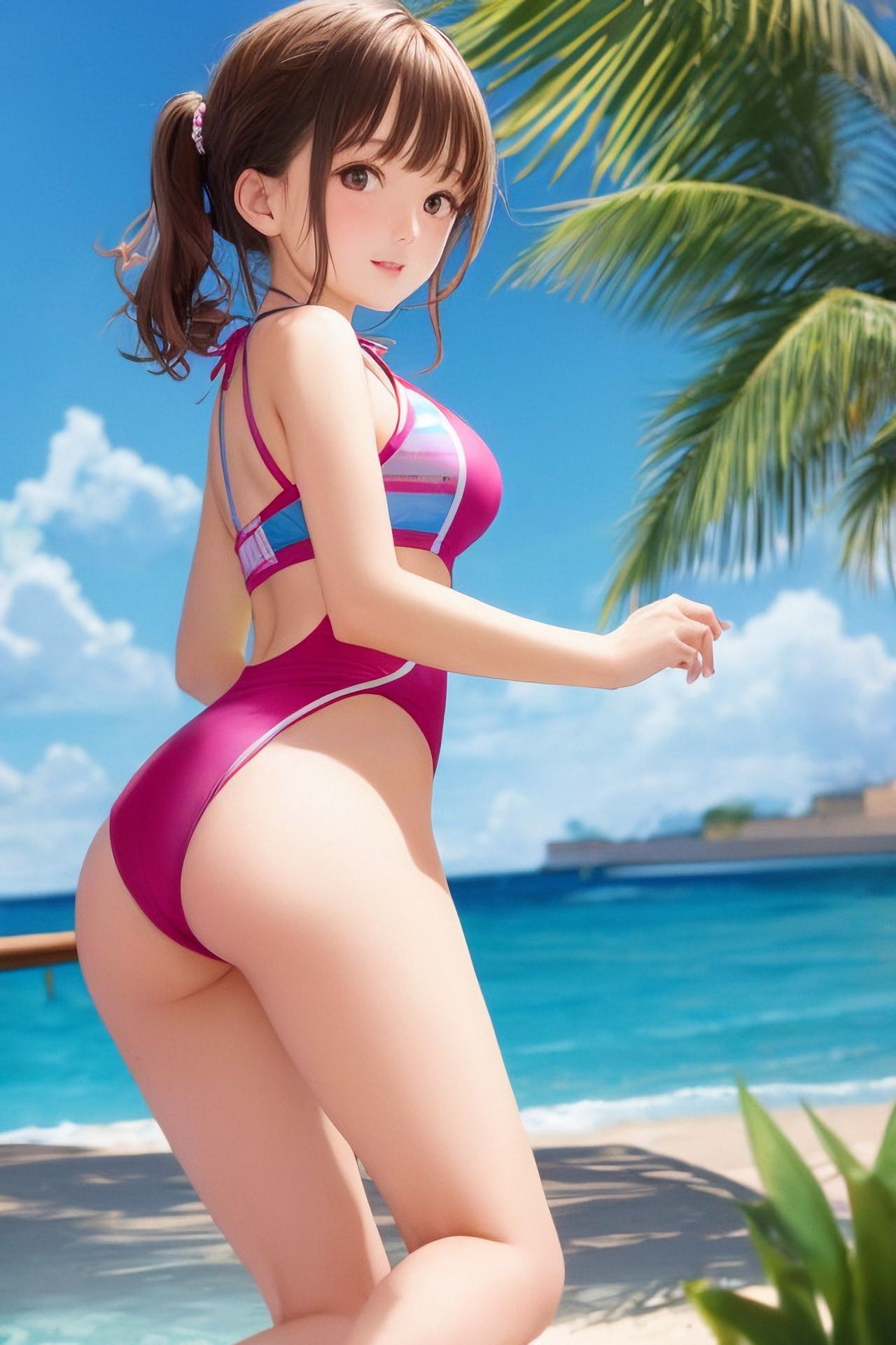 サンプル画像1:【ROCG021】20次元美少女水着ふわふわ★約140枚★1280×1920(ローズ志向) [d_350155]