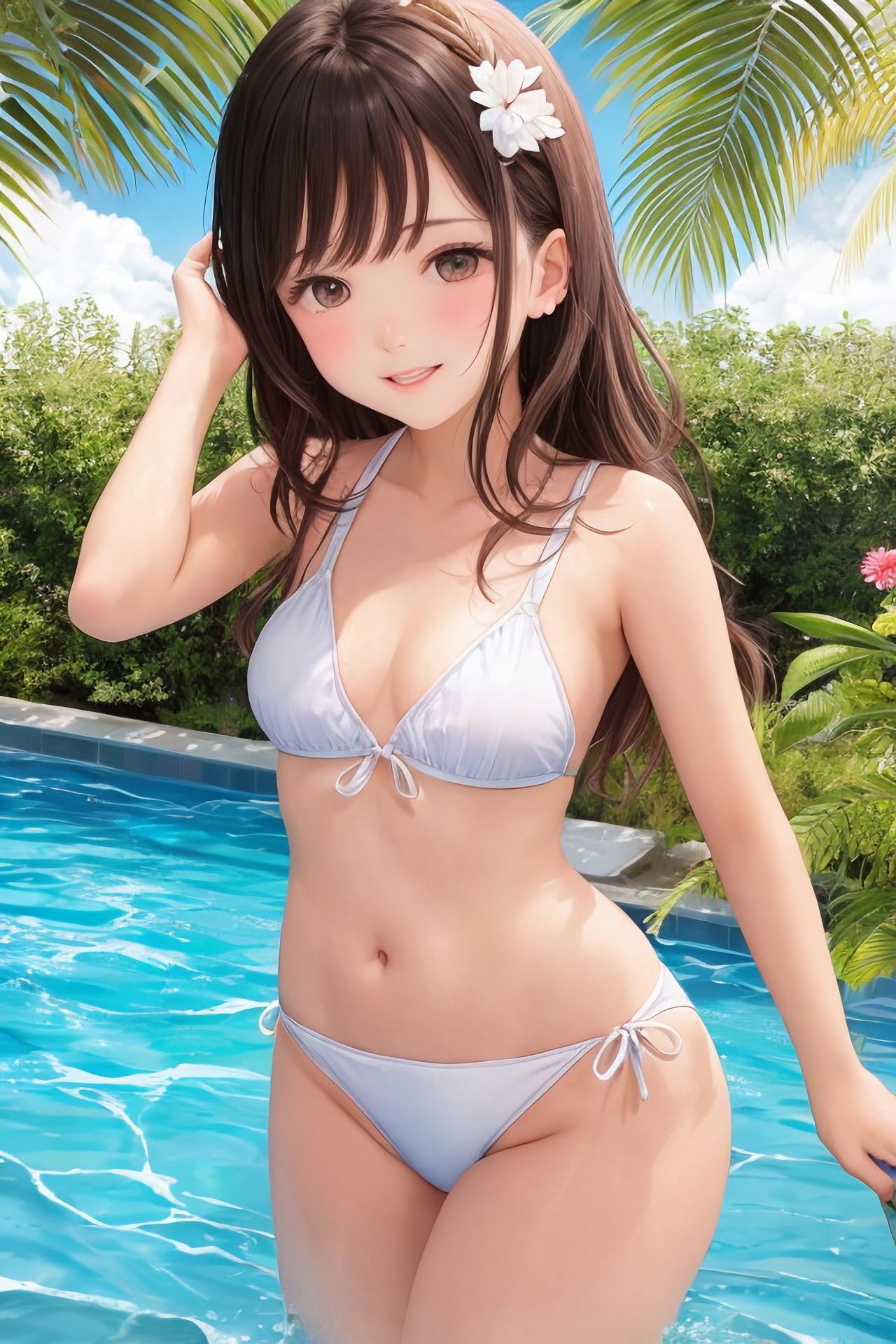 サンプル画像2:【ROCG021】20次元美少女水着ふわふわ★約140枚★1280×1920(ローズ志向) [d_350155]