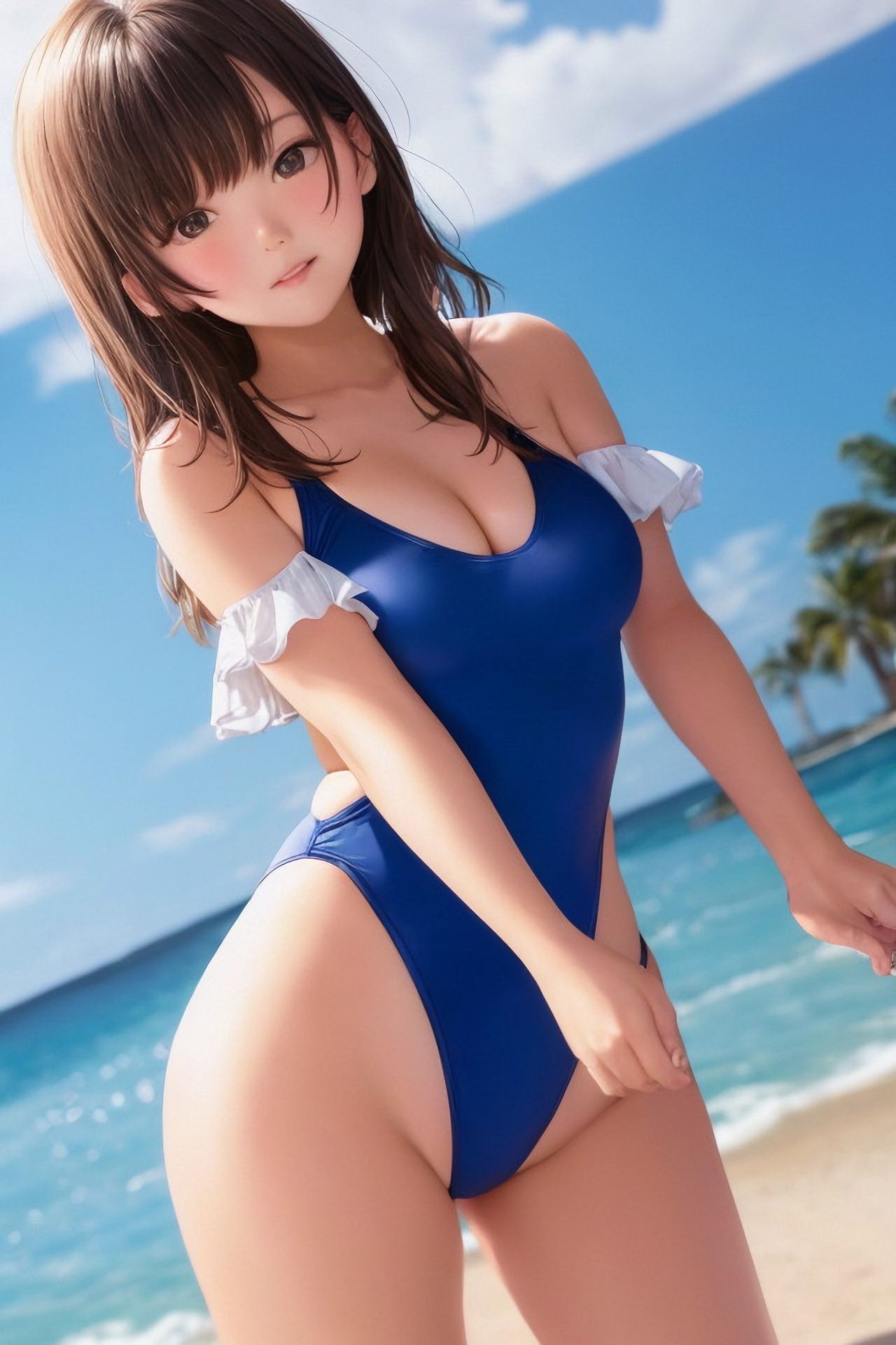 サンプル画像3:【ROCG021】20次元美少女水着ふわふわ★約140枚★1280×1920(ローズ志向) [d_350155]