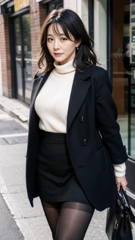 サンプル画像5:黒パンスト姿のおねえさんたち(色気の垂れ流し) [d_350205]