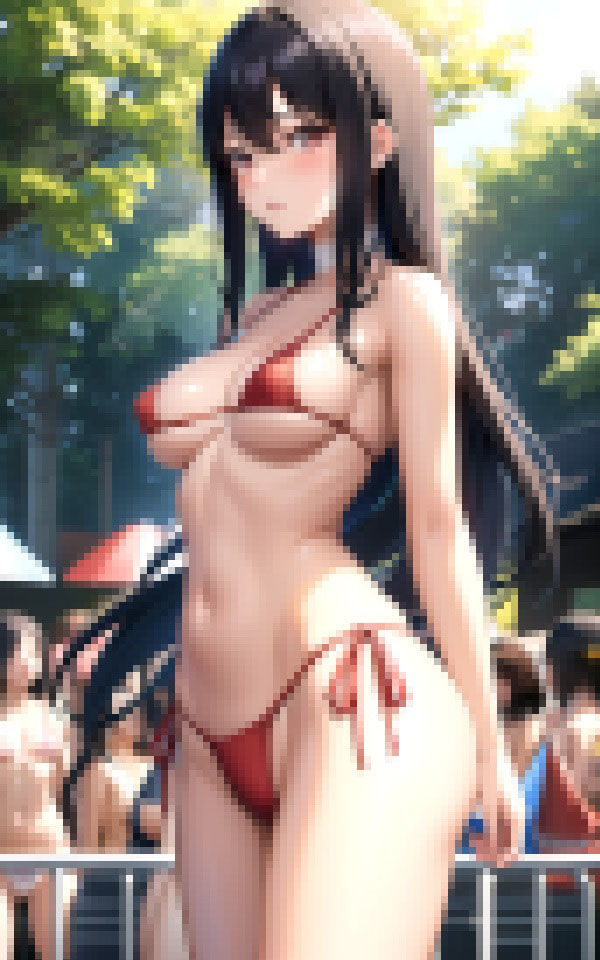 サンプル画像3:からかい上手な先輩の水着姿が攻めすぎです(ラストフルエンシー) [d_350256]