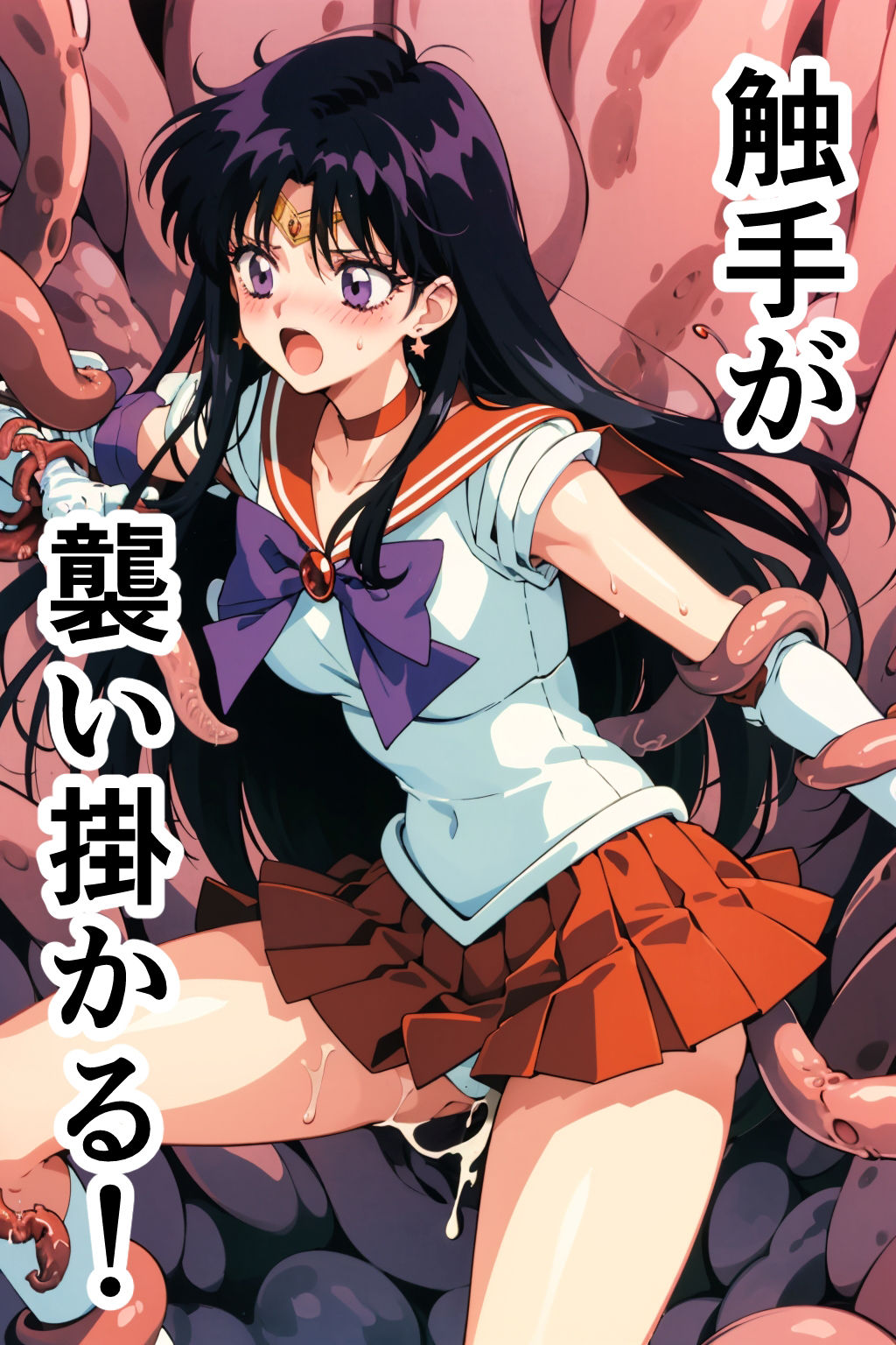 サンプル画像2:火星対触手(アカーテン) [d_350260]