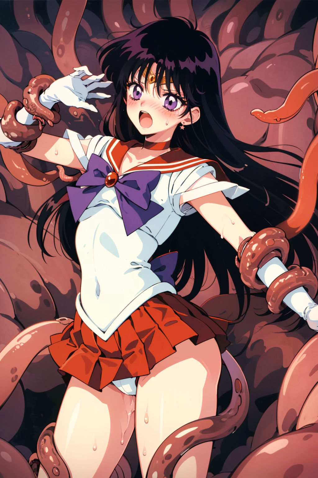 サンプル画像5:火星対触手(アカーテン) [d_350260]