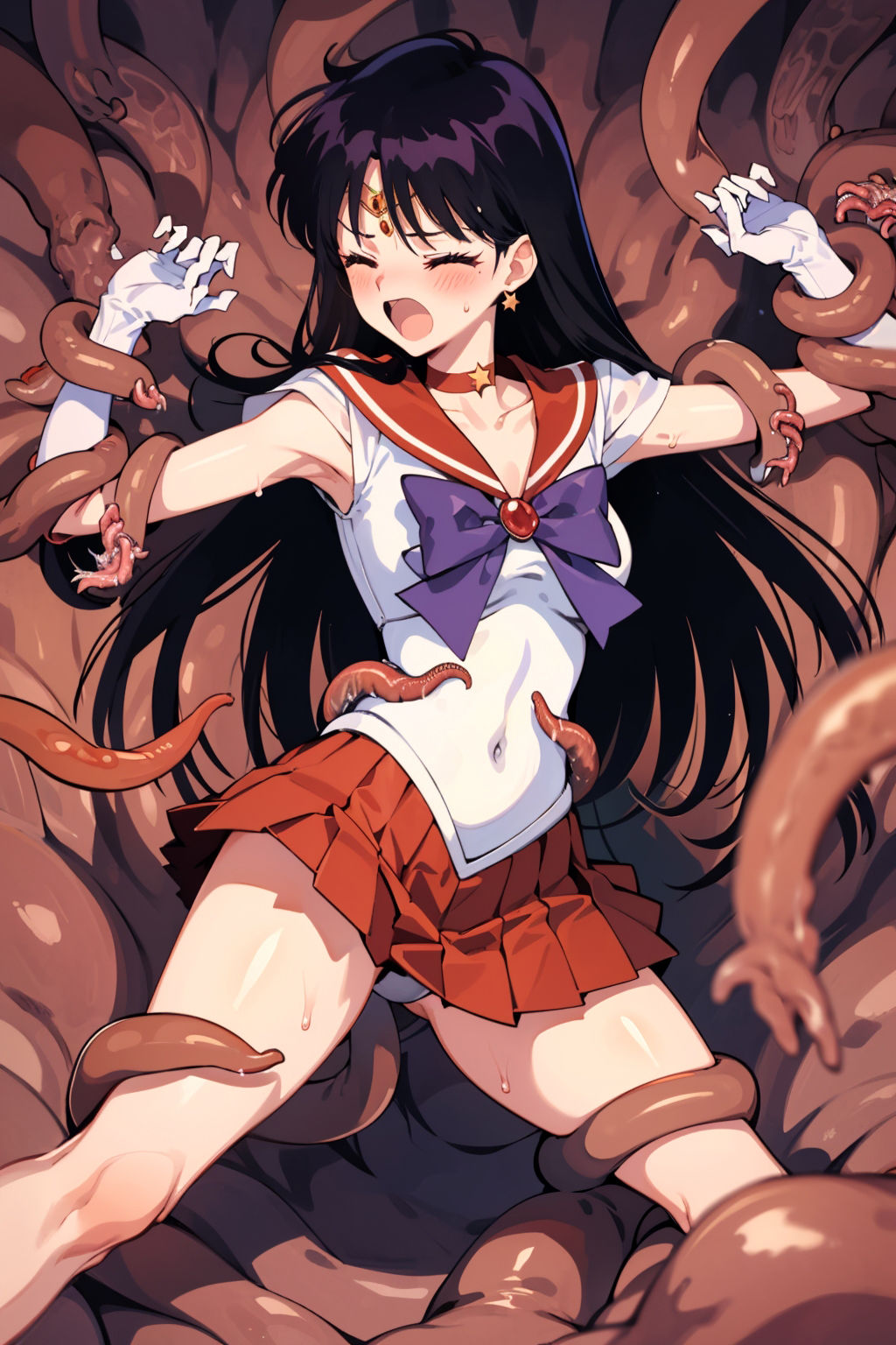 サンプル画像6:火星対触手(アカーテン) [d_350260]