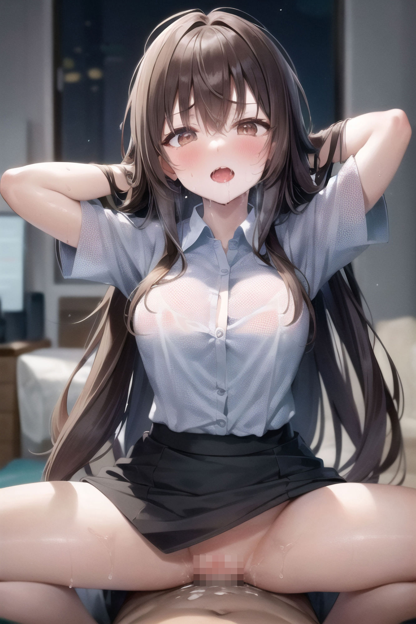 サンプル画像4:社畜OLは誘いを断れない 〜自宅で上司に弄ばれる新卒社員〜(すとろべりぃ) [d_350296]