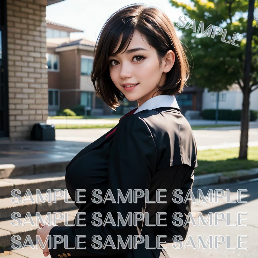 サンプル画像1:制服女子のエログラビア(豆あい) [d_350325]