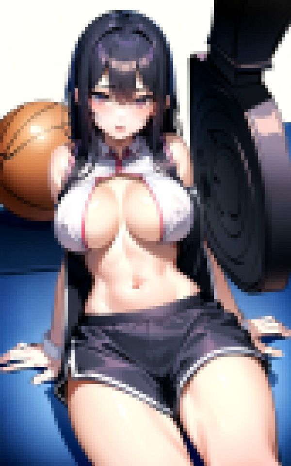 サンプル画像2:変態痴女がバスケ部入門(恋結びの算譜) [d_350400]