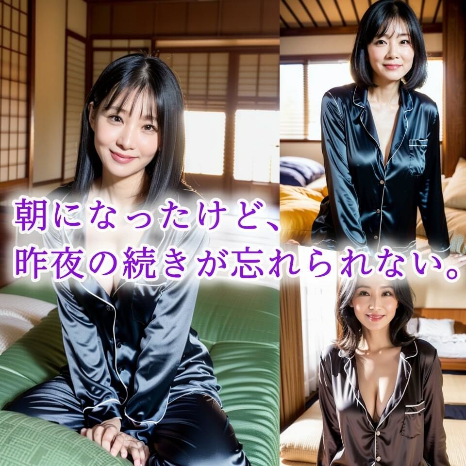 サンプル画像3:【背徳熟女】陰毛濃いめの義母〜朝からおまたおっぴろげ〜【74p】(紐をギュッとね) [d_350483]