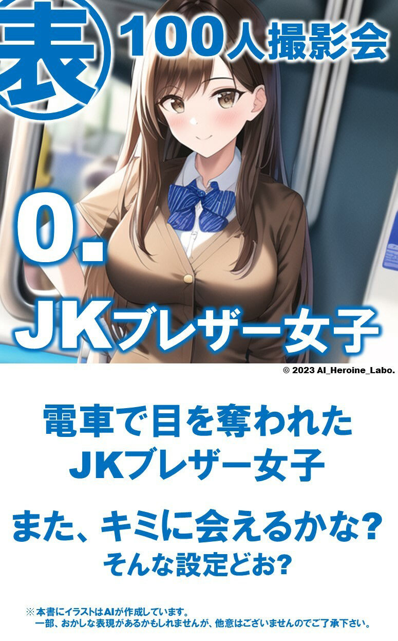 サンプル画像2:1つの呪文で生み出された100人のAI妄想美少女-20【電車で気になるJK白シャツ女子編】(AIヒロイン研究会) [d_350489]