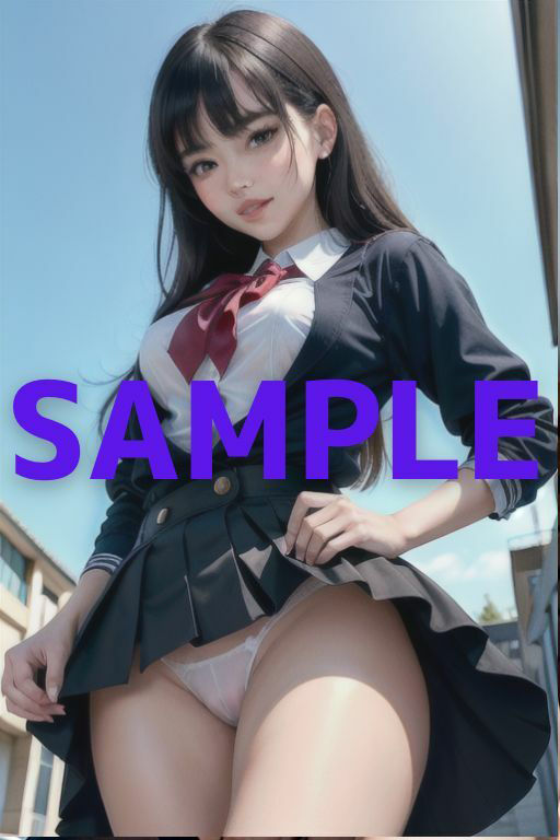 サンプル画像1:現役JKのお宝パンチラ＆マンチラ(炒飯定食) [d_350546]