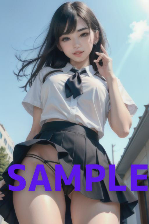 サンプル画像5:現役JKのお宝パンチラ＆マンチラ(炒飯定食) [d_350546]