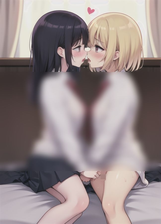 サンプル画像2:レズ学園「レズだけの学園を覗き見」(お花畑) [d_350556]