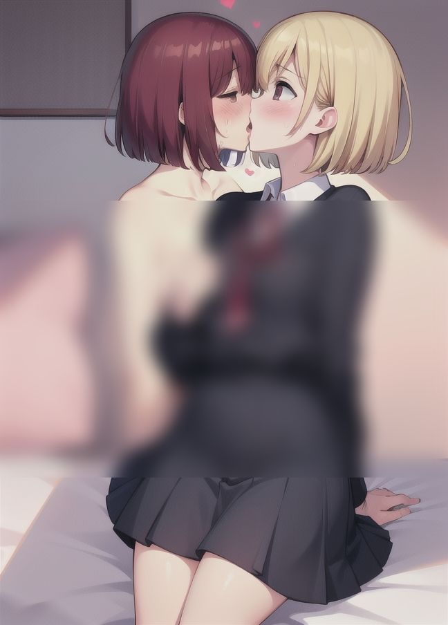 サンプル画像3:レズ学園「レズだけの学園を覗き見」(お花畑) [d_350556]