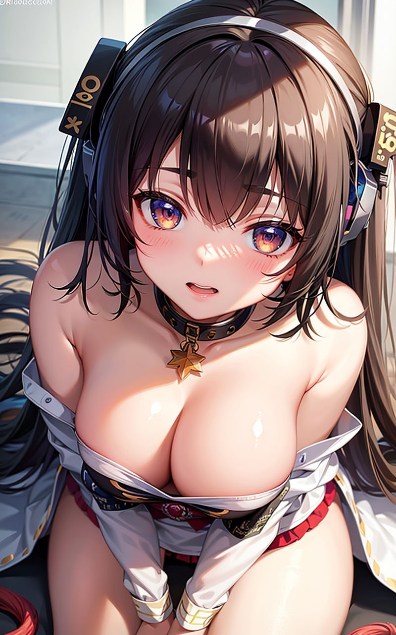 サンプル画像5:脱がされた巨乳美女(こーちゃん) [d_350563]