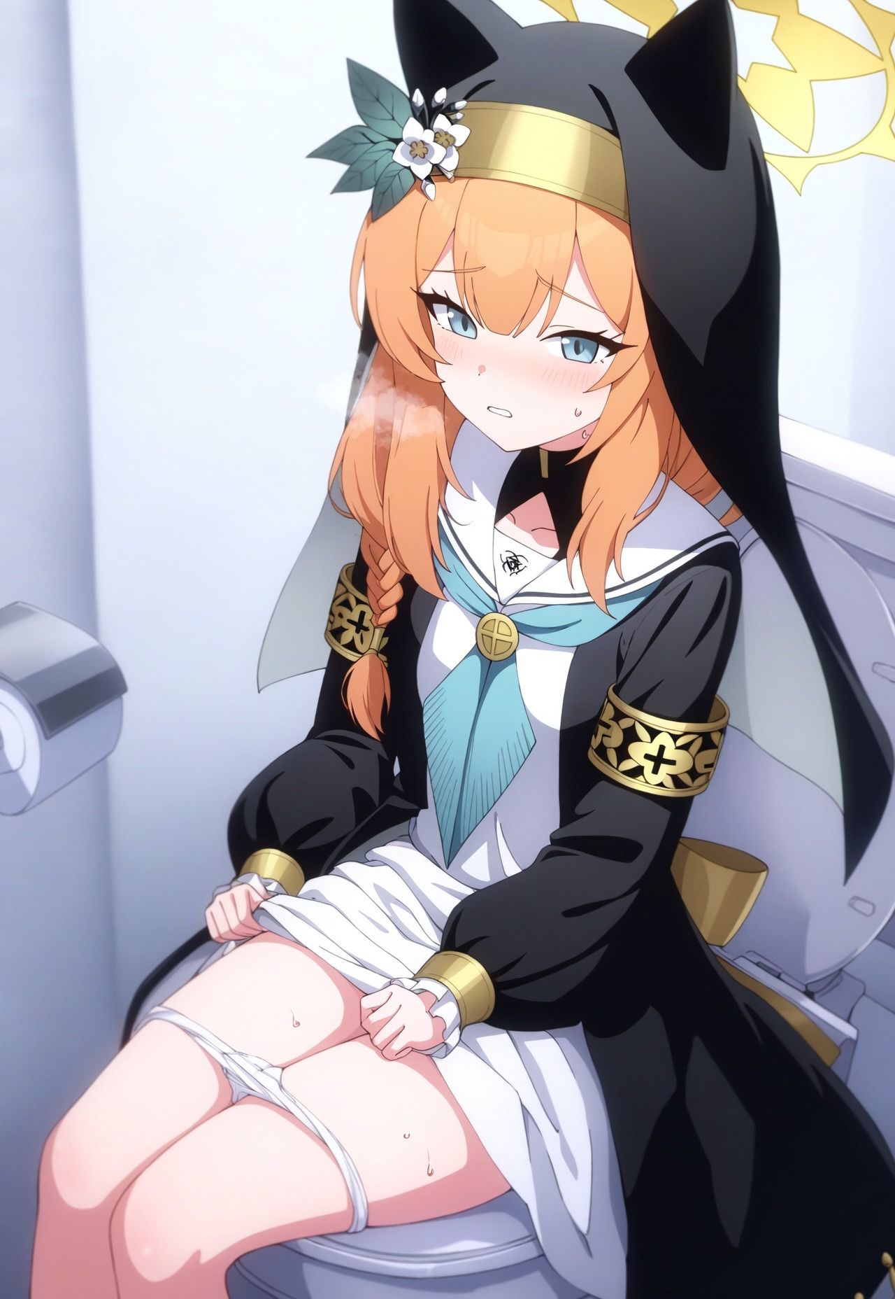 サンプル画像2:修道女のお花摘み(amaoto) [d_350572]