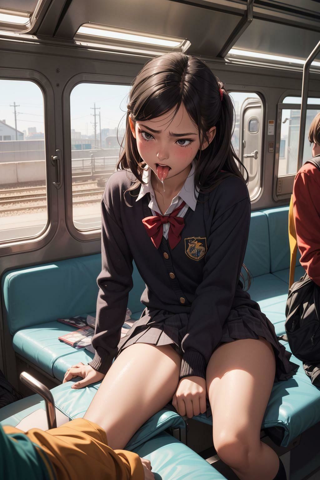 サンプル画像1:制服少女に触っちゃOH！(エクスタシーオデッセイ) [d_350595]