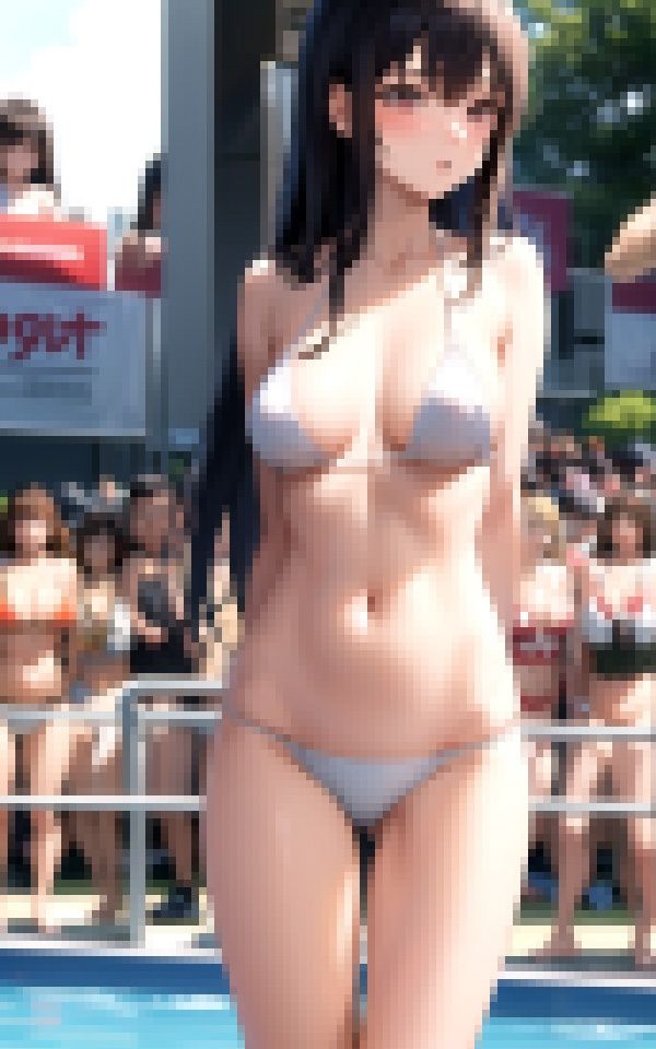 サンプル画像3:攻めすぎ水着美女(妖艶絵巻) [d_350649]