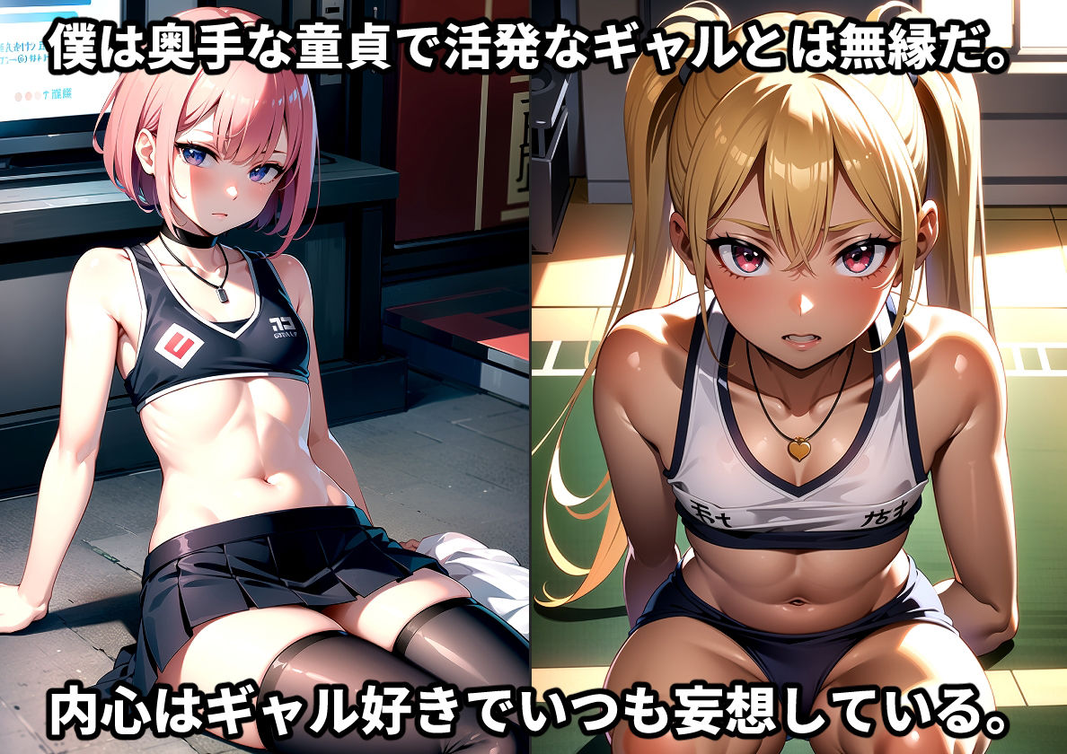 サンプル画像2:童貞の僕と正反対の活発な女子が2人っきりになったら化学反応が起きてオナニー見せ合いしてセックスした！(kawaii創造) [d_350715]