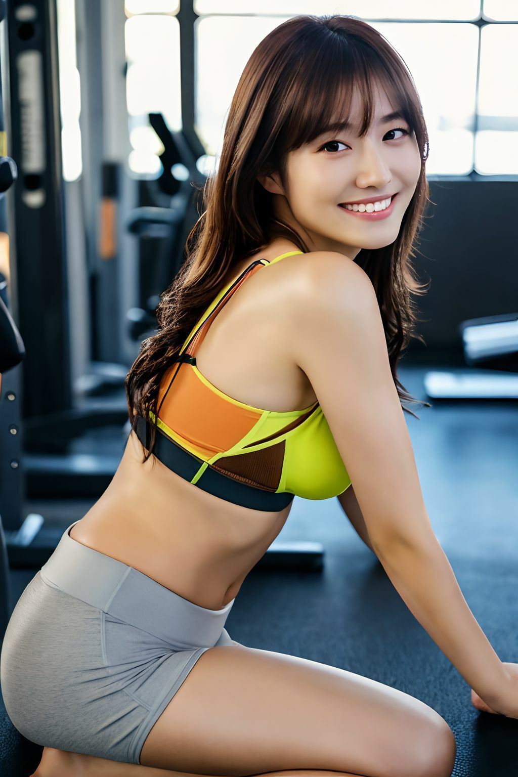 サンプル画像5:スポーツ美女が集まるジム(空色ホロウ) [d_350749]