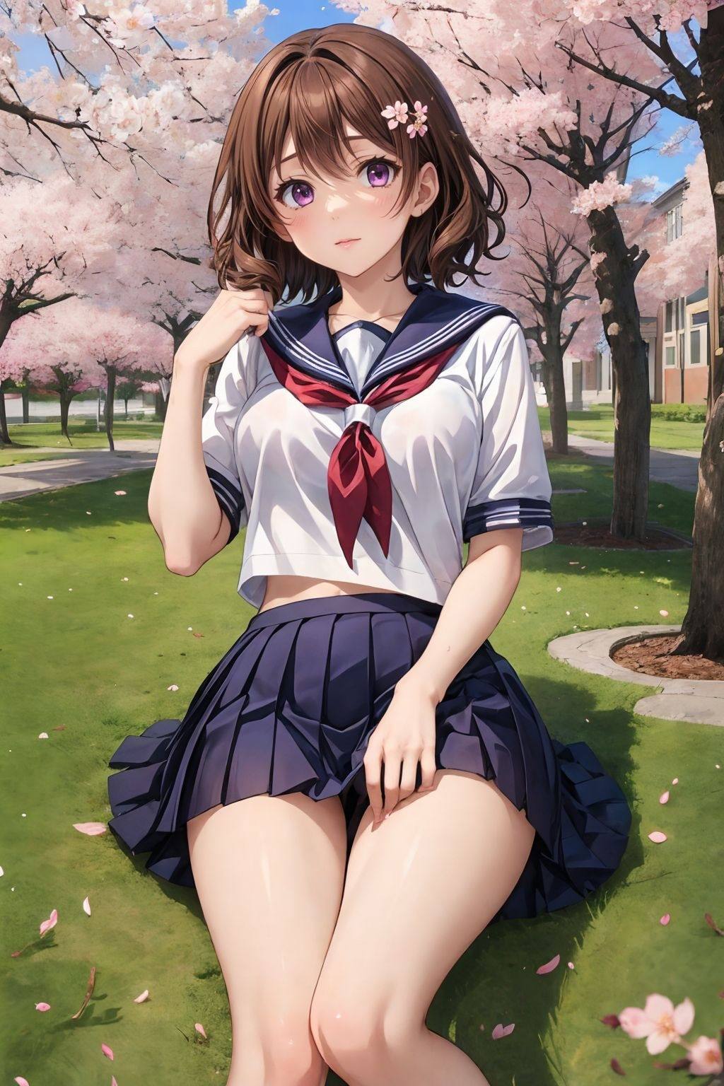 サンプル画像1:春の美乳(だらっくす) [d_350816]