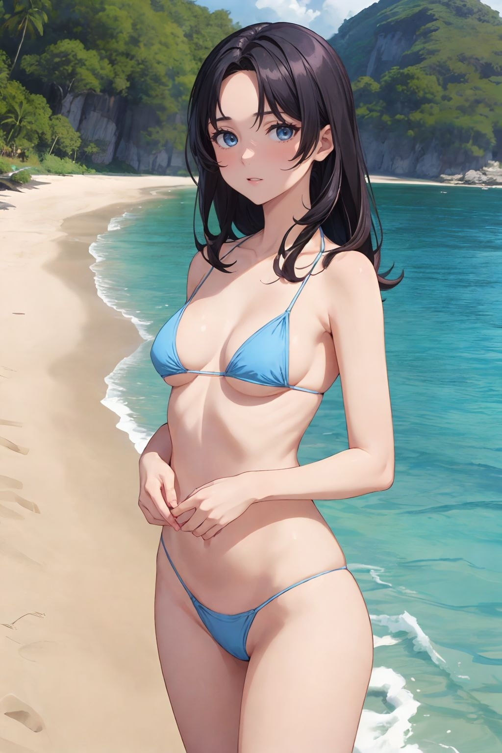 サンプル画像1:砂浜で中出し(あるふぁサン) [d_350827]