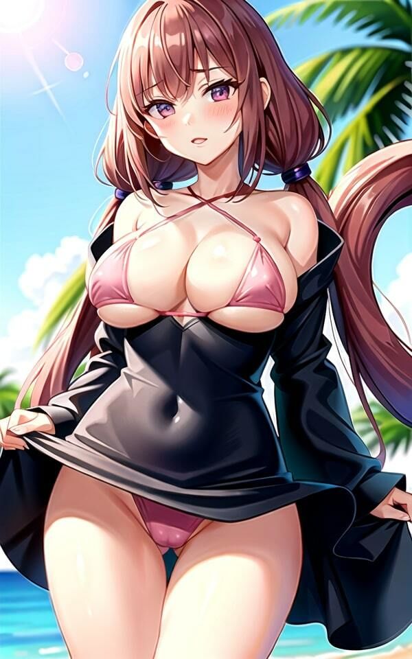 サンプル画像3:ひも水着×甘水着2(AIkuma) [d_350846]