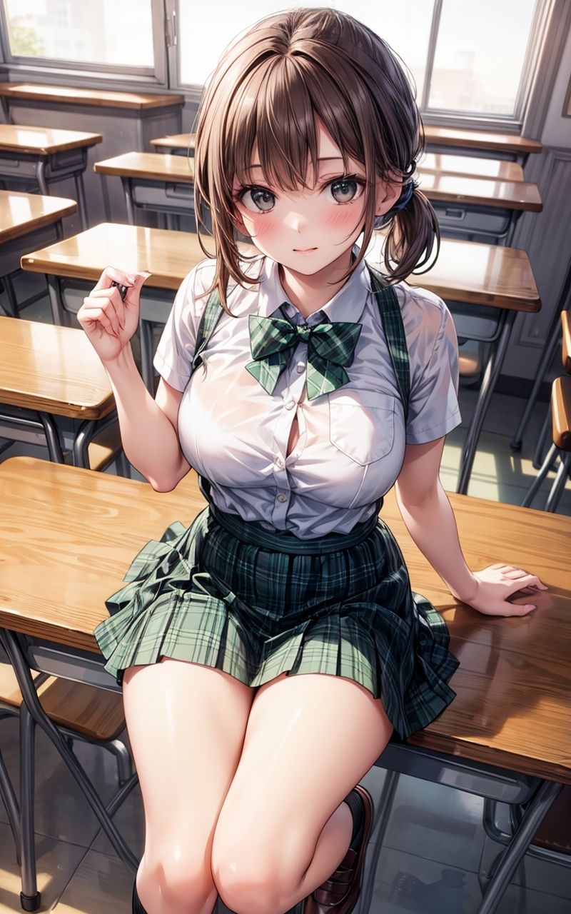 サンプル画像1:グラビア＆裏画像 JKアイドル 紗喜はるか(AIらぼんぬ) [d_350857]