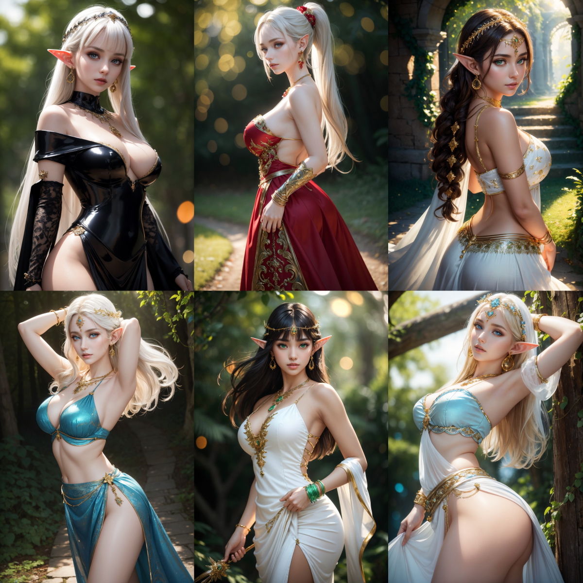 サンプル画像1:妄想体験シリーズ Vol.4 「エルフと森」 Elf and Forest(Bokkemon) [d_350883]