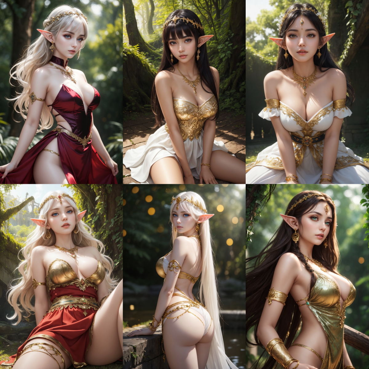 サンプル画像3:妄想体験シリーズ Vol.4 「エルフと森」 Elf and Forest(Bokkemon) [d_350883]