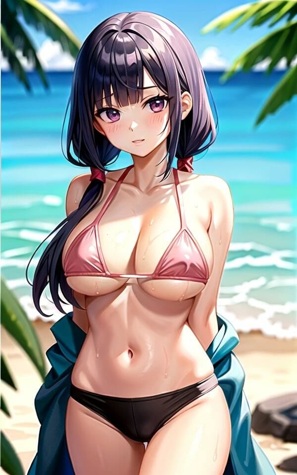 サンプル画像4:ひも水着×甘水着3(AIcom) [d_350890]