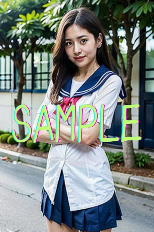 サンプル画像1:オバさんがセーラー服着てもイイですか？(チーぎゅーズ) [d_350893]