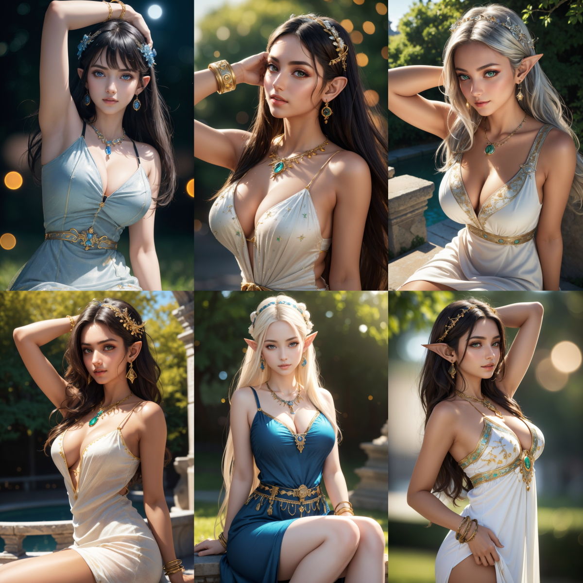 サンプル画像4:妄想体験シリーズ Vol.5 「エルフと公園」 Elf and Park(Bokkemon) [d_350894]