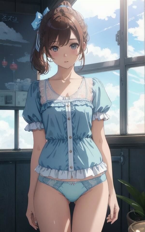 サンプル画像6:妄想美女 水色が似合う美女 kawaii子 120人収録(妄想くらぶ) [d_350903]