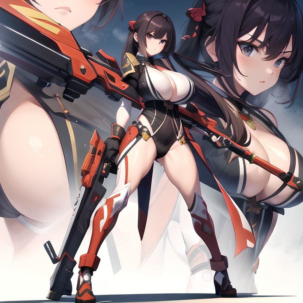 サンプル画像2:武器女(でんでん) [d_350970]