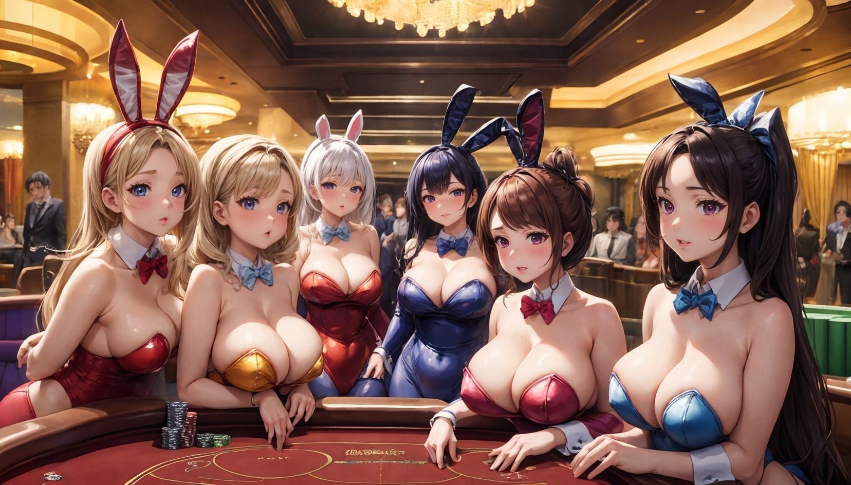 サンプル画像1:Welcome To バニーハーレム in Casino(アルファエッチ) [d_350991]