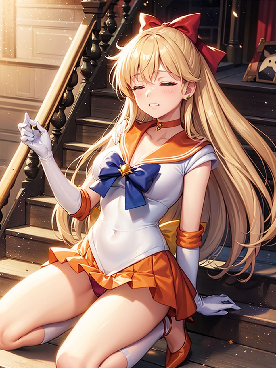 サンプル画像2:美少女戦士セー〇ームーン 愛野〇奈子（ヴィー〇ス） パンチラ集(AI同人Lab) [d_351020]